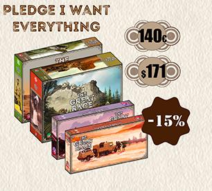 The great race 1 & 2: 'I want it all pledge'